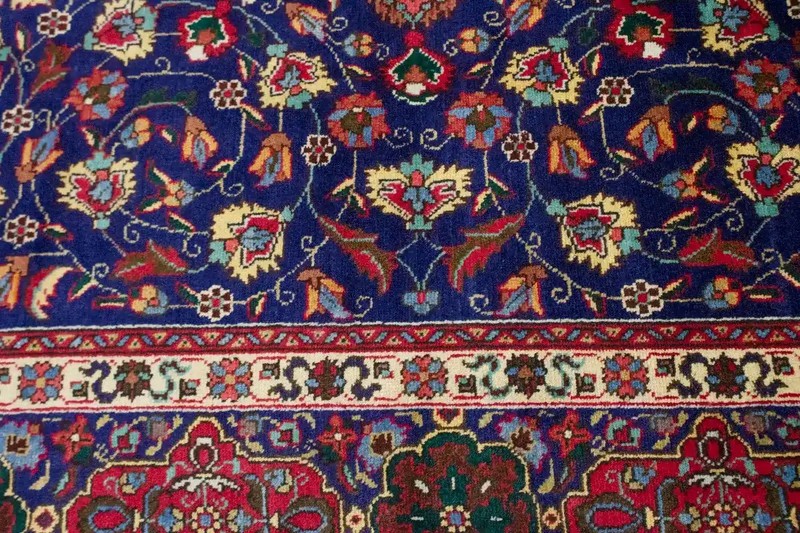 Rare Handmade Vintage Oriental Area Rug Floral Design Home Decor Carpet 10X13 ft gallery