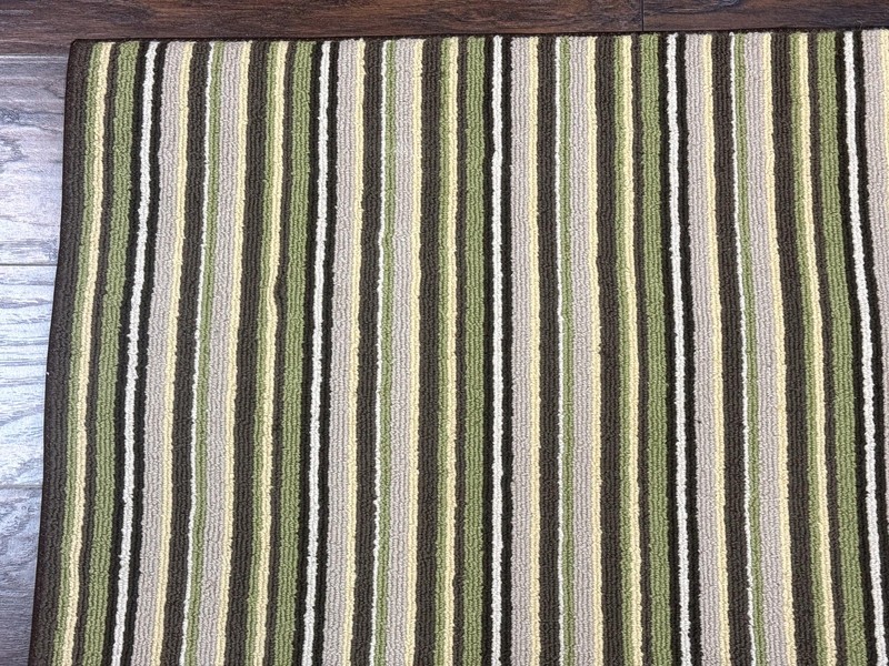 Stark Power Loomed Striped Rug 5x6, Multicolor Vintage Stark Carpet gallery