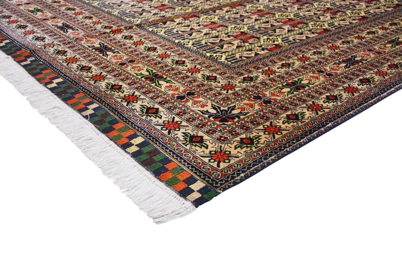 6x9ft Handmade Silver like Color Afghan Rug, Turkish Style, Wool, R118 gallery