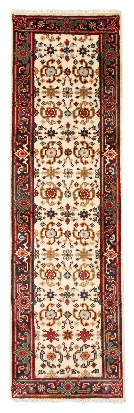 2'7" x 7'11" Vintage Hand-knotted Runner Rug Traditional Oriental Wool Carpet gallery