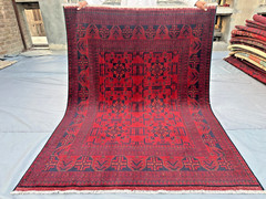 Afghan Tribal Bukhara Style Khal Mohammadi Rug 5’0 x 6’8 | Nomadic Ethnic Rug