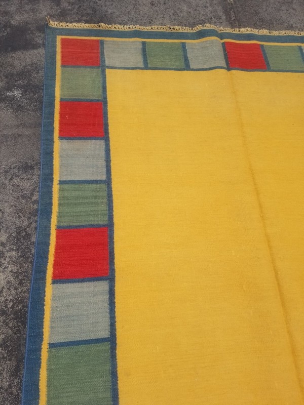 Vintage Traditional Handmade Beautiful Gabbeh Kilim Floor Rug Carpet 230x161 cm gallery