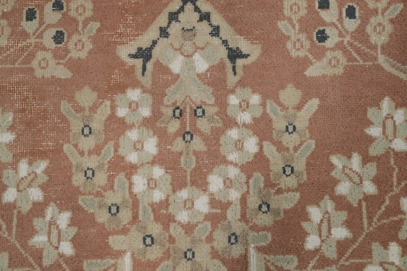 Vegetable Dye Muted Rust Wool Hand-knotted Living Room Area Rug 7x10 Carpet gallery
