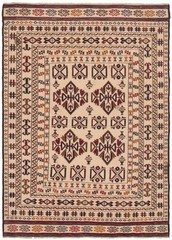Vintage 4’3″ x 6’2″ Traditional Wool Hand Woven Oriental Area Rug