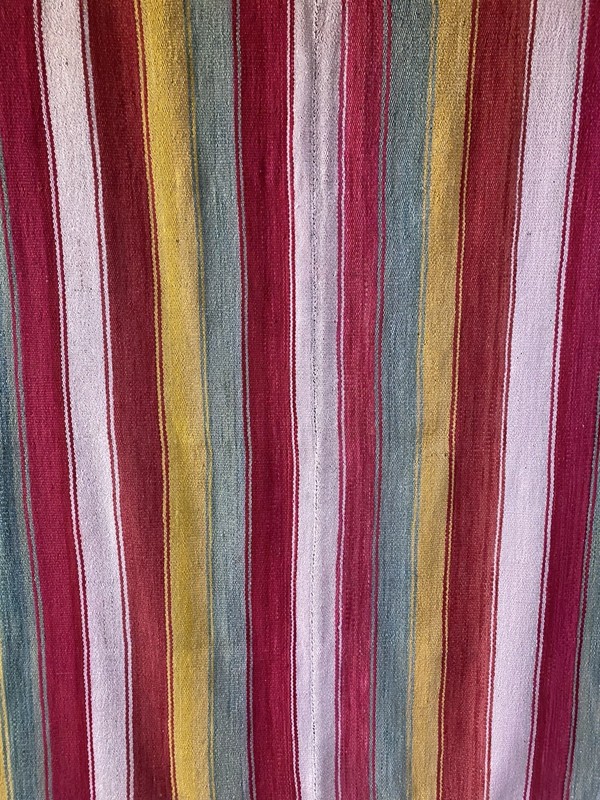 Vintage Peruvian Frazada Rug 1970s-1980s gallery