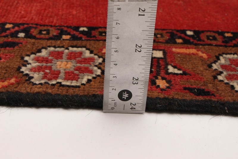 Vintage 4'1" x 7'3" Traditional Hand Knotted Vegetable Dye Wool Area Rug gallery
