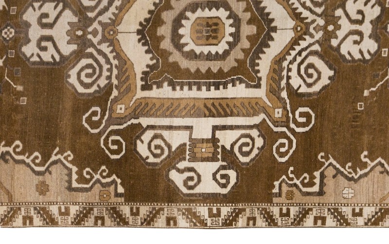 Area Rug, Turkish Rug, Vintage Rug, 6'4 x 10'1 feet, Kars Rug,Oriental Brown Rug gallery