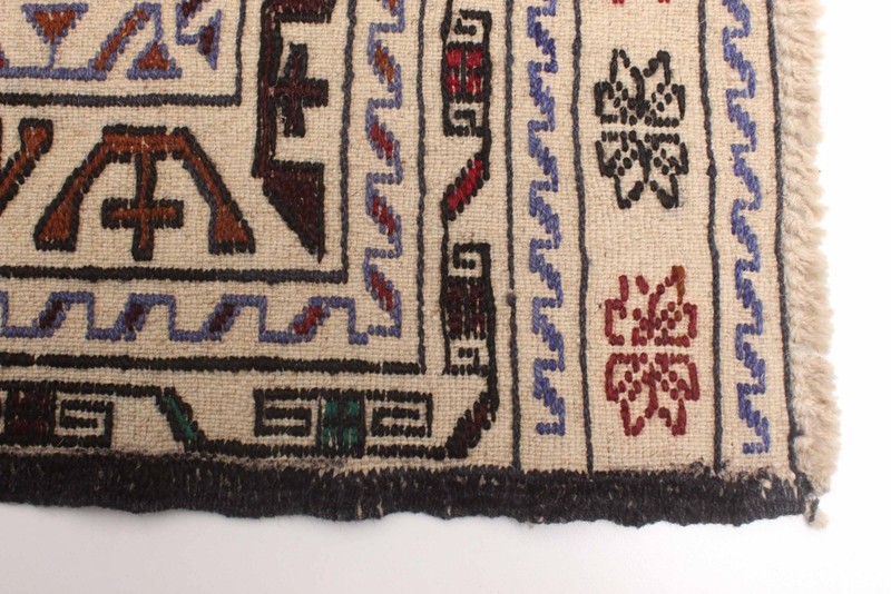 Vintage Hand Woven Area Rug 4'3" x 6'1" Traditional Wool Oriental Carpet gallery