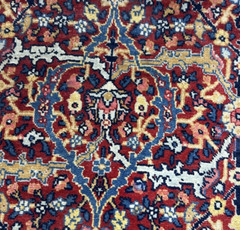 Auth: Antique Rug Mystical Art Wool Collectible UNQUE Red 9×12 NR