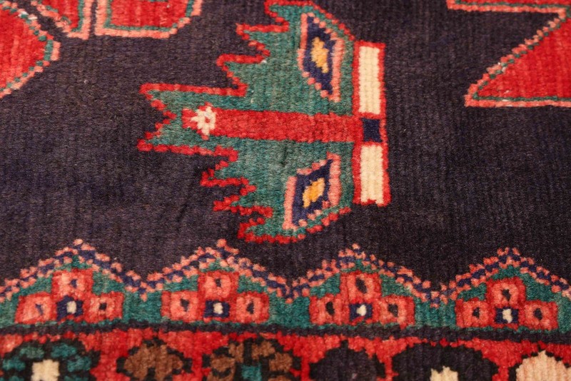 3'4" x 9'7" Vintage Hand-knotted Runner Rug Traditional Oriental Wool Carpet gallery