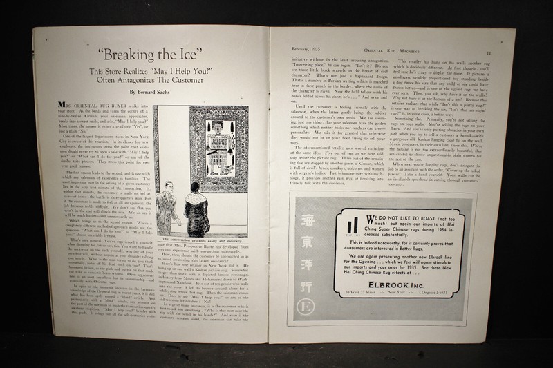 Very Nice 1935 35 Page Oriental Rug Magazine gallery