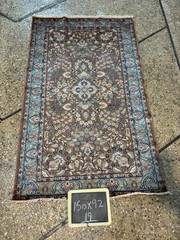 COLLECTORS PIECE Vintage Pure Natural Silk Super Fine Quality Hereke Carpet