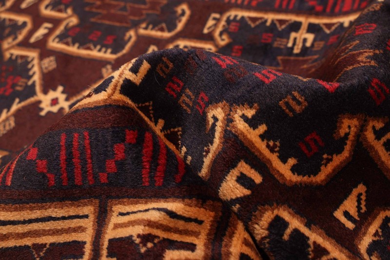 Vintage Hand-Knotted Carpet 3'11" x 7'8" Traditional Oriental Wool Area Rug gallery