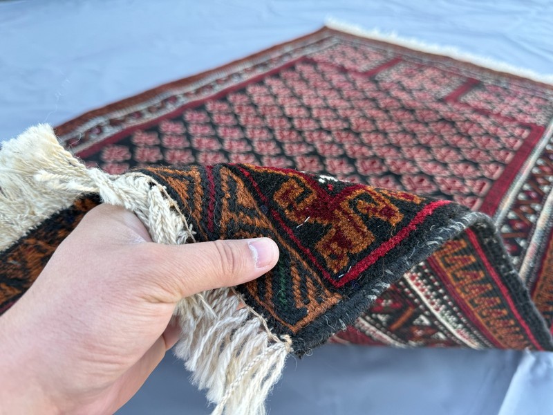 Fine Hand Knotted Afghan Prayer Rug 3x5 ft Antique Persian Style Tribal Carpet gallery