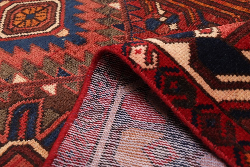 Vintage Hand-Knotted Area Rug 7'0" x 9'11" Traditional Oriental Wool Carpet gallery