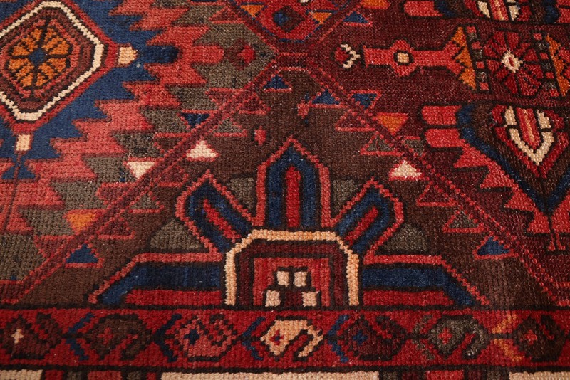 Vintage Hand-Knotted Area Rug 7'0" x 9'11" Traditional Oriental Wool Carpet gallery