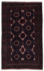 Traditional Vintage Hand-Knotted Area Rug 4’1″ x 6’11” Oriental Wool Carpet