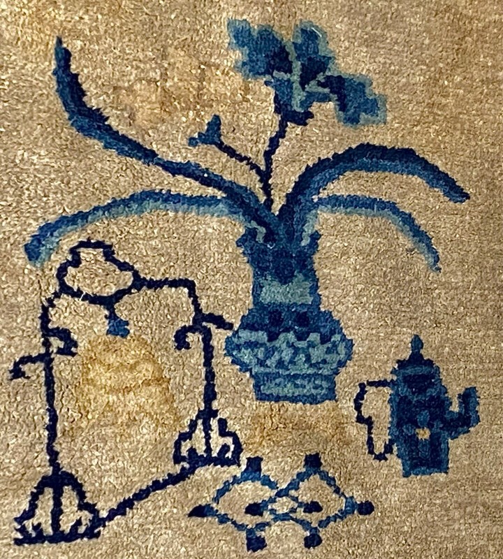 Antique Peking Chinese Carpet , ca. 1900; 8ft. x 11ft. gallery