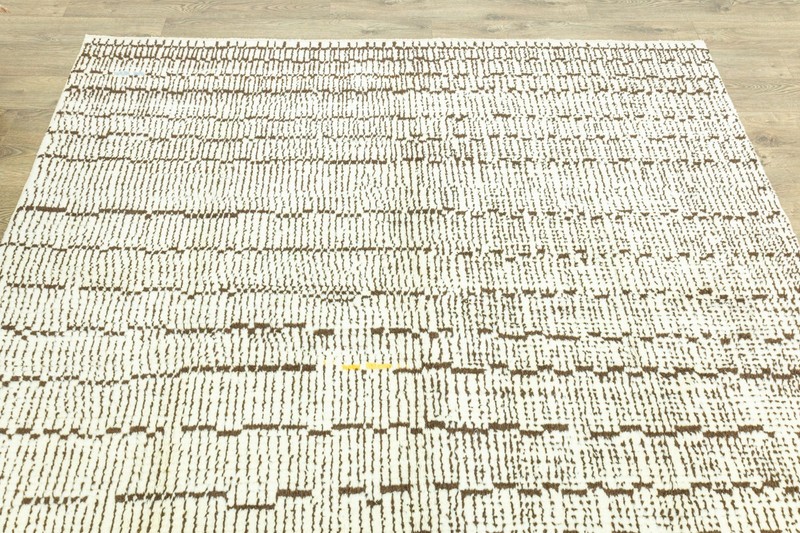 Custom Turkish Oushak Rug Hand-Knotted Organic Wool – Modern Sculptural Design gallery