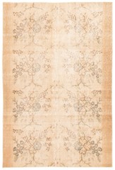 Vintage Traditional Hand-Knotted Area Rug 3’8″ x 5’9″ Oriental Wool Carpet