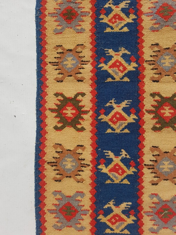 Vintage Traditional Handcrafted Lovely Turkish Kilim Rug for Home Décor 66x30 cm gallery