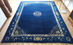Antique Chinese Peking Art Deco Rug 9’x11’7″