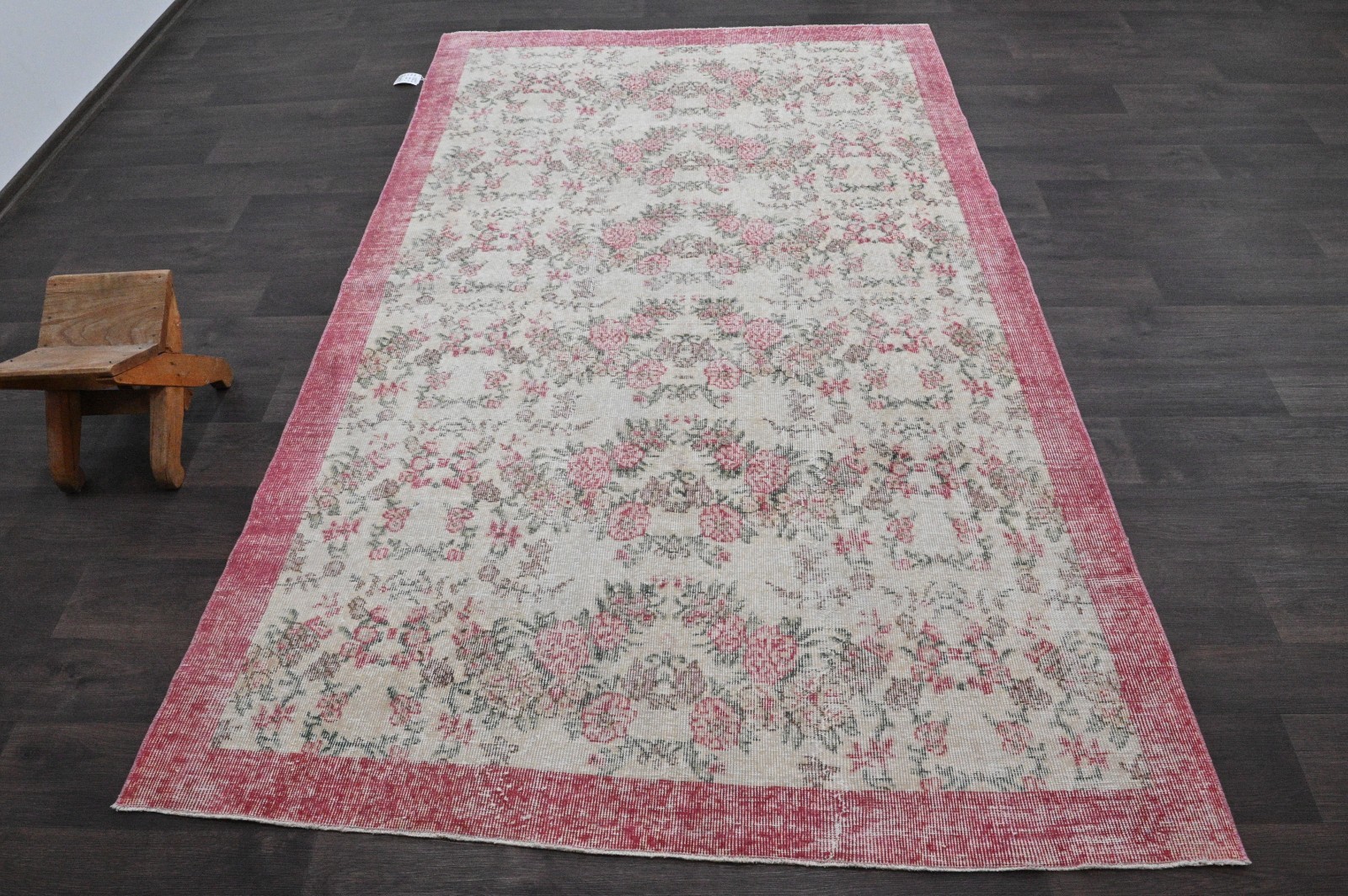 Oushak Turkish Vintage Rug 5x8 Kilim Rug Anatolian Handmade Boho Decor BEIGE gallery