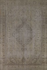 Vintage Traditional Wool Tebriz Area Rug Floral Handmade Living Room Carpet 9×12