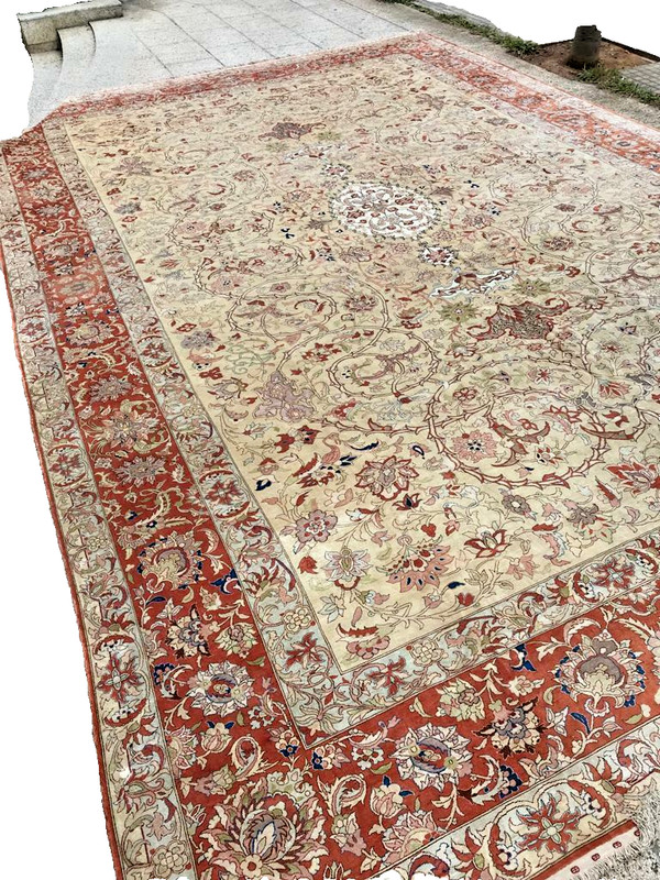 Antique HEREKE Oversized Size : 11' - 8" x 17' - 9" Circa : 1922 gallery
