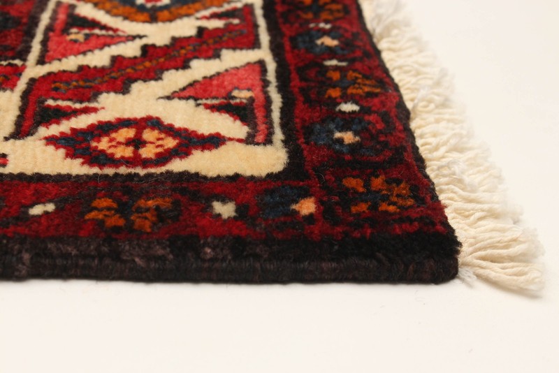 Vintage Hand-knotted Runner Rug 3'7" x 9'10" Traditional Oriental Wool Carpet gallery