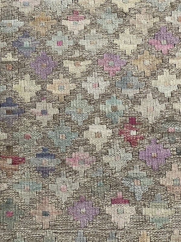 Vintage Kilim Traditional Hand Made Oriental Wool Kilim 5ftx3.2ft 147cmx99cm gallery
