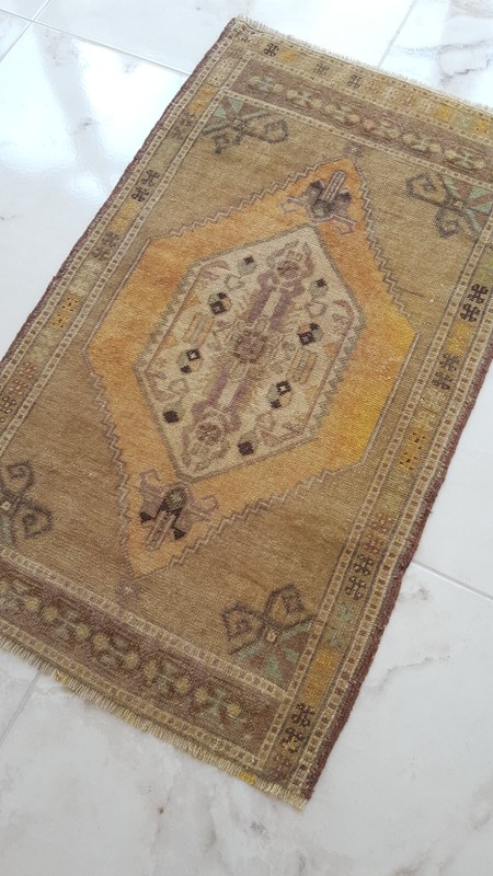 1900s Antique Prayer Carpet Rug, Medium Rare Unique Rug Free Shipping Rug !!!!!! gallery