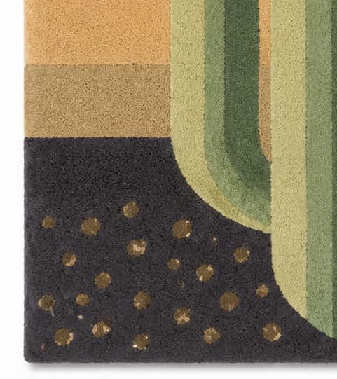 Modern hand tufted wool rug abstract geometric pattern trending design gallery