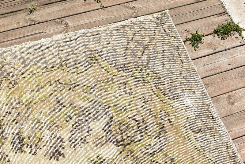 Turkish Rug 67''x105'' Oushak Rug Tribal 5x8 Rug Vintage Muted Color 171x268cm gallery