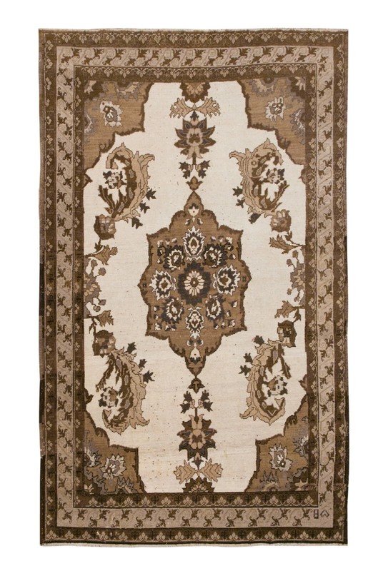 Kars Rug, 6'5" x 9'1" feet 195 x 278 cm, Muted Turkish Rug, Vintage Rug gallery