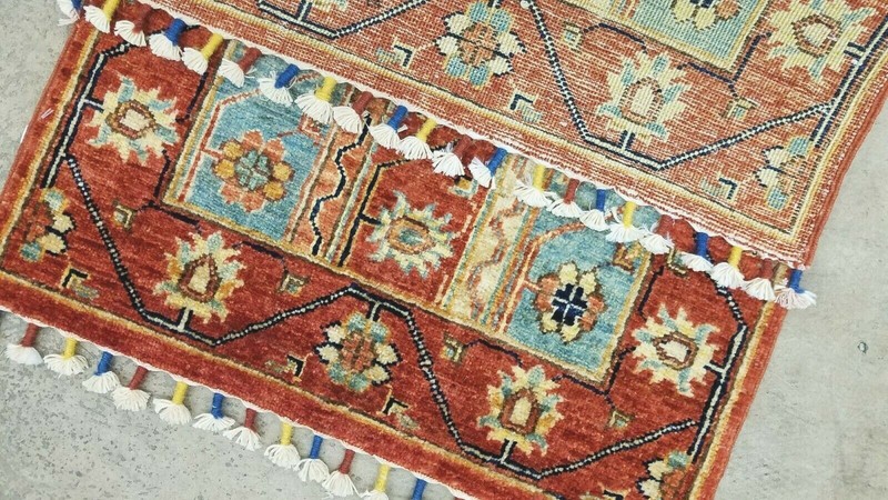 2'X3' UNIQUE HAND-KNOTTED CAUCASIAN SHIRVAN KAZAK TRIBAL VINTAGE WOOL MUTED RUG gallery
