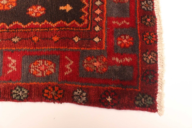 4'2" x 9'10" Vintage Hand-knotted Runner Rug Traditional Oriental Wool Carpet gallery