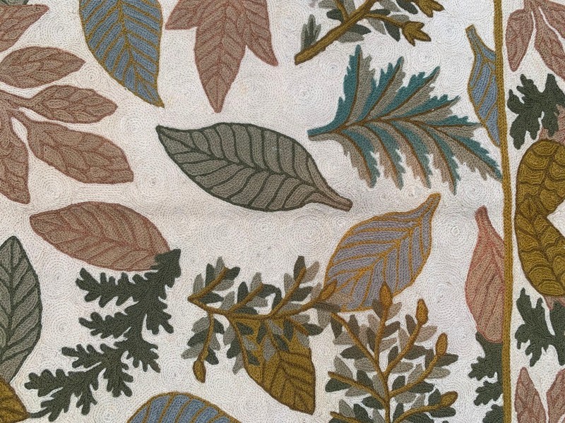 Vintage Aubusson Rug: Hand-woven Chain Stitch Carpet, Home Decor 2x4 ft gallery