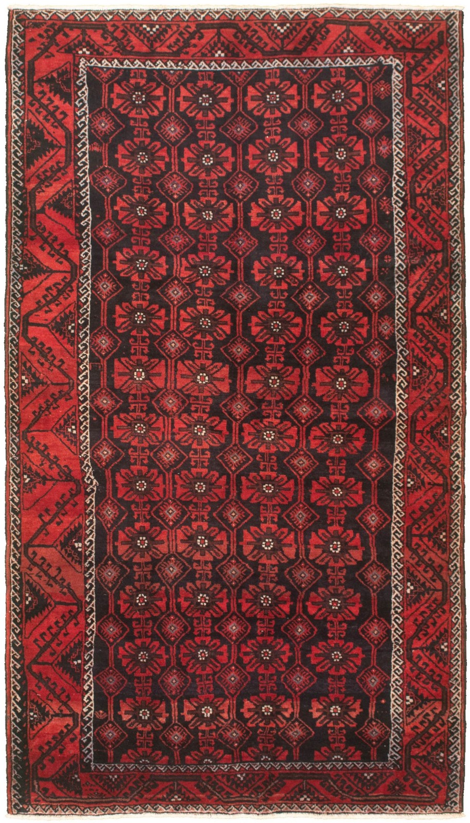 Vintage Traditional Hand-Knotted Area Rug 5'1" x 9'2" Oriental Wool Carpet gallery