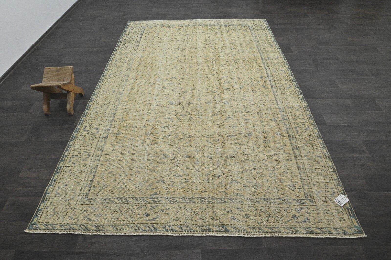 Oushak Turkish Vintage Rug 6x10 Kilim Rug Anatolian Handmade Boho Decor YELLOW gallery