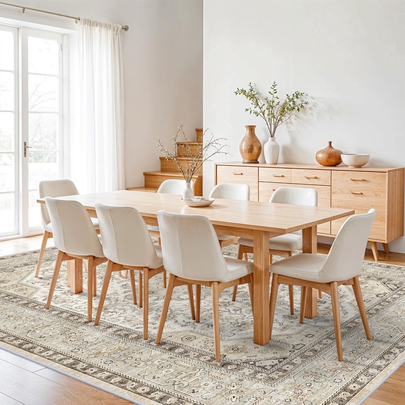 10x12 Area Rug Living Room: Washable Vintage Rugs for Bedroom Dining Room - F... gallery