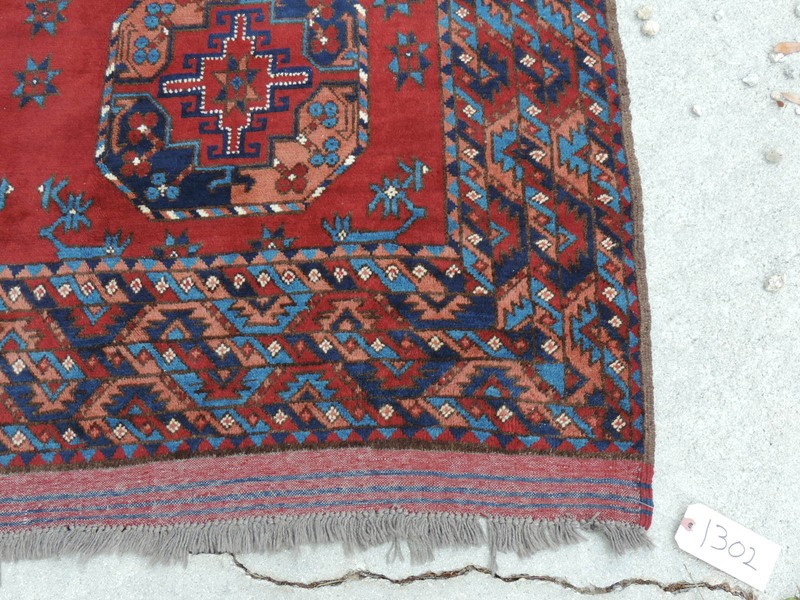 6x9ft. Afghan Bokharra Ersari Wool Room Size Rug gallery