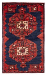 Vintage Traditional Hand-Knotted Area Rug 5’6″ x 9’2″ Oriental Wool Carpet