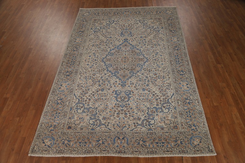 Vintage Wool Handmade Tebriz Traditional Area Rug 6x10 Floral Living Room Carpet gallery