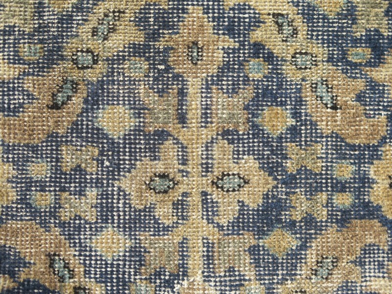 Turkish Wool Rug, Blue Color Carpet, Handmade Rug, 4X6 Area Rug, Teppich 46"X80" gallery