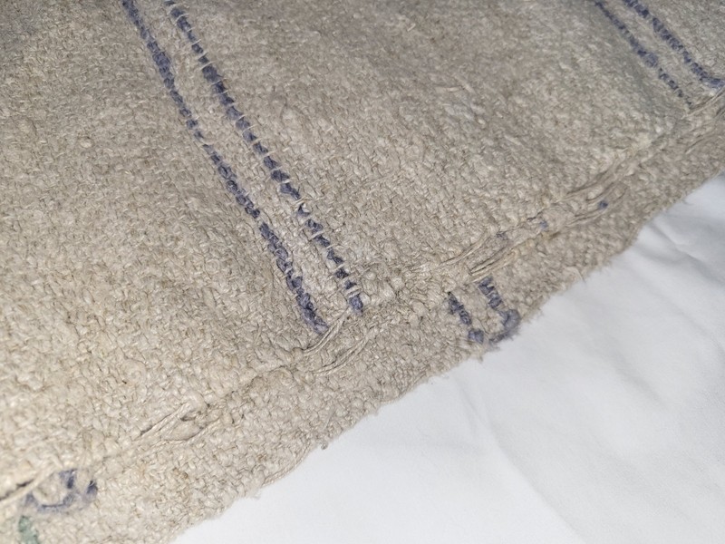 Vintage Fabric Homespun Handmade Old Made in Ukraine Floor Runner 170 x 68 cm gallery