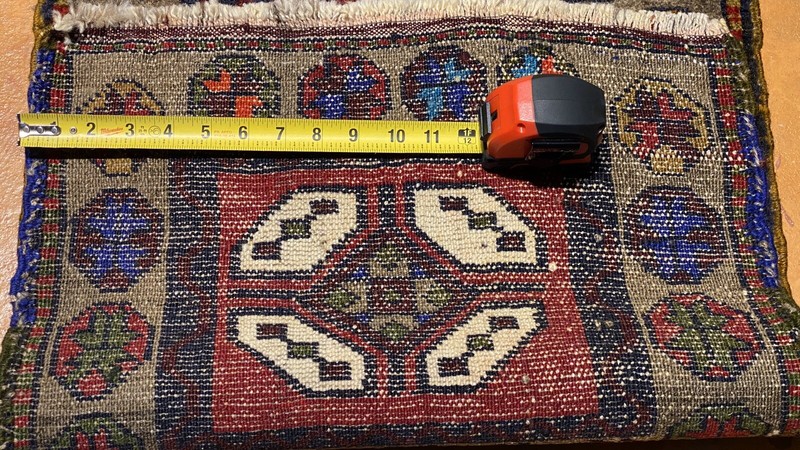 Antique 1900-1930s Kurdish Tribal Rug 1’9" X 3’6” gallery