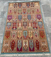 High quality Handmade Afghan Compartment Rug Wool Area Rug 4×6 ft Free Ship