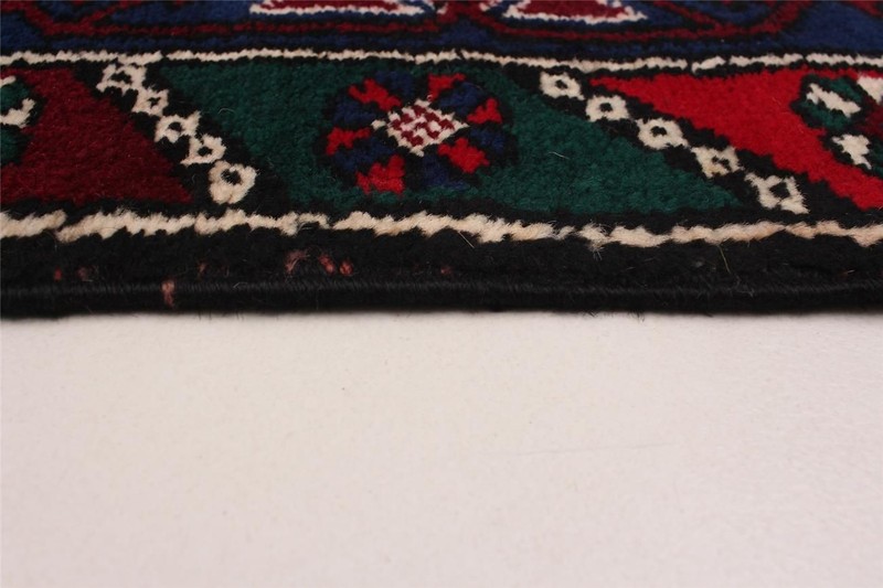 Vintage Hand-Knotted Carpet 4'11" x 8'6" Traditional Oriental Wool Area Rug gallery