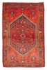Vintage Hand-Knotted Area Rug 4'1" x 6'9" Traditional Oriental Wool Carpet gallery